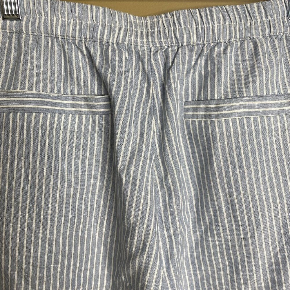 Marine layer blue white striped pants women’s small Allison beach lightweight - Picture 6 of 8